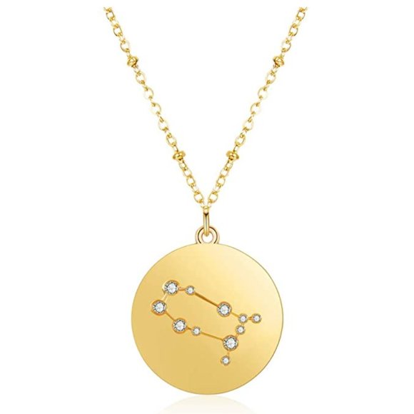 Lulus Jewelry - Gemini 18K Gold Plated Zodiac Necklace